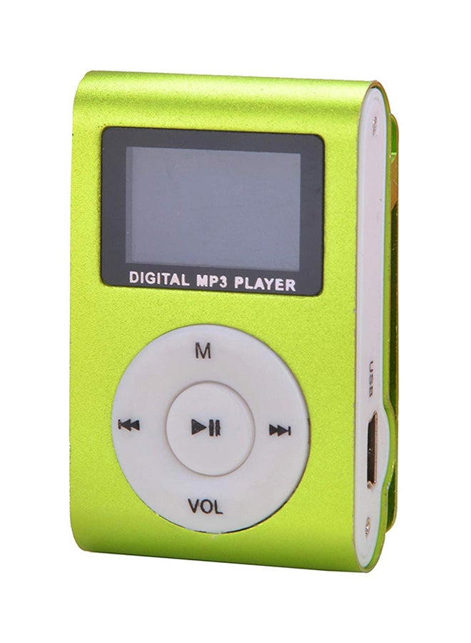 Mini MP3 Player With 3.5mm Jack A1 Green