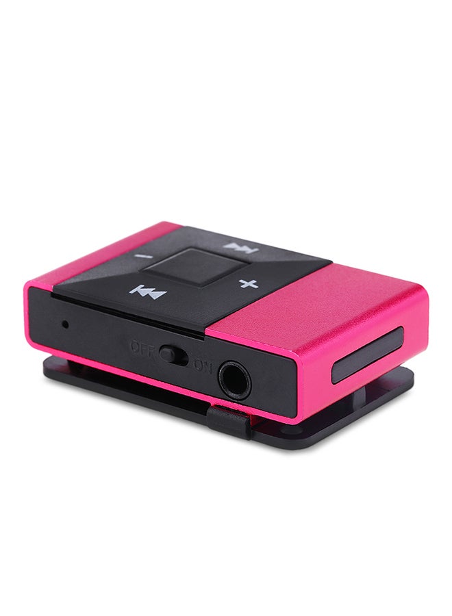 Mini Clip MP3 Music Player HQ-NO2879704 Pink/Black