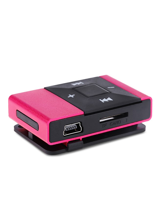 Mini Clip MP3 Music Player HQ-NO2879704 Pink/Black
