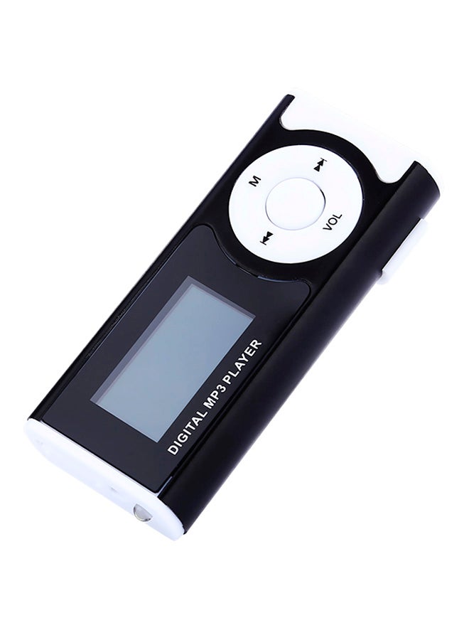 Portable MP3 Player With Micro USB Slot HQ-NO8734802 Black/White