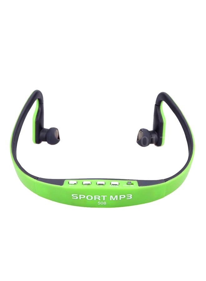 Wireless Neckband MP3 Player V1180GR Green