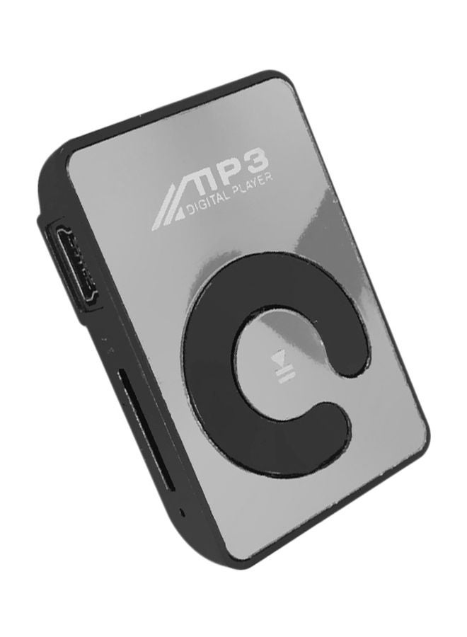 Portable Mini Mirror Clip MP3 Player FS-1 Black