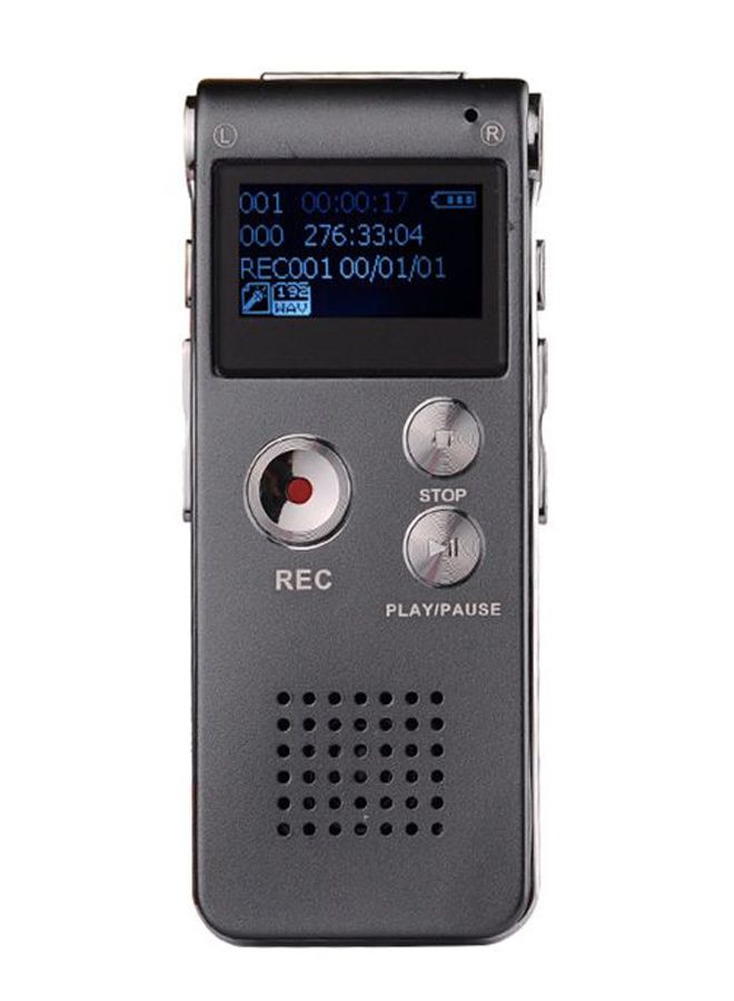 Multifunctional Digital Voice Recorder LCD Screen MP3 Player 415662_3 Grey