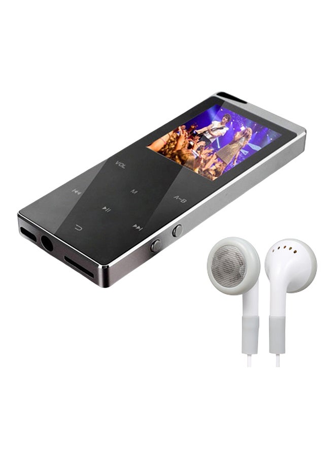 Portable Ultra-Thin Digital MP3 Player With 3.5mm Headphones V6603 Silver