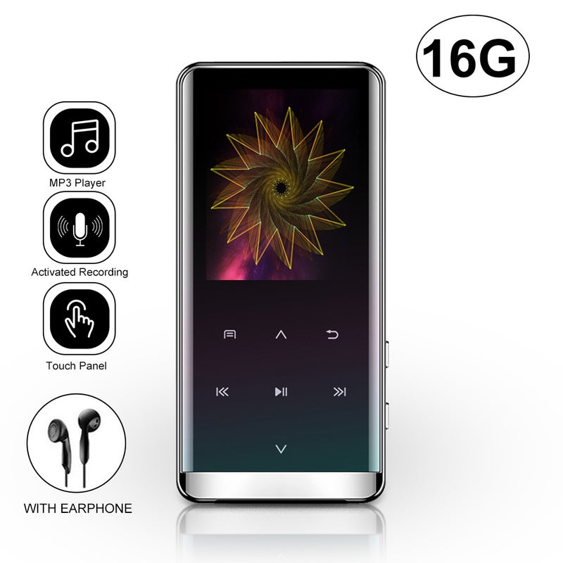 JNN M13 MP3 Portable Digital Music Player V7080-16G_P Black