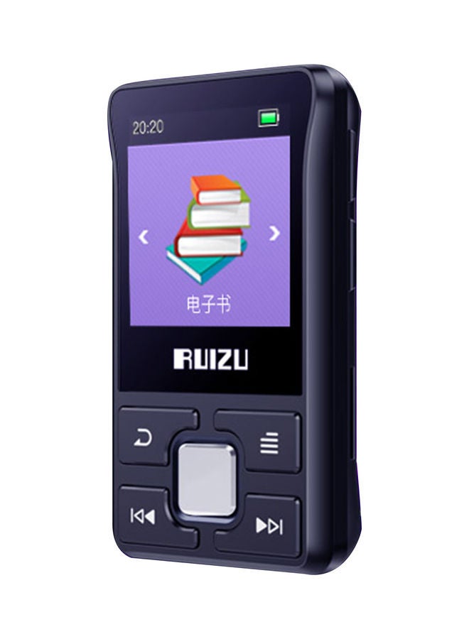 X55 BT MP3 Portable Music Video Player 1.5-inch Screen V9454-8G_P Black
