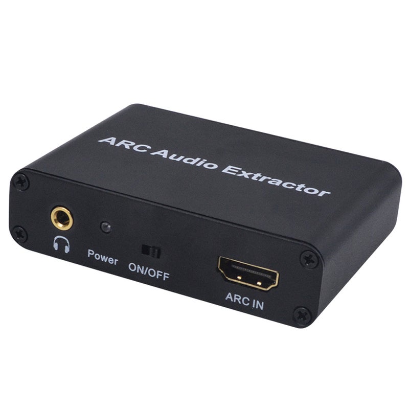 AY80 ARC Audio Extractor For Amplifier Speaker Headset HDTV V4611_P Black