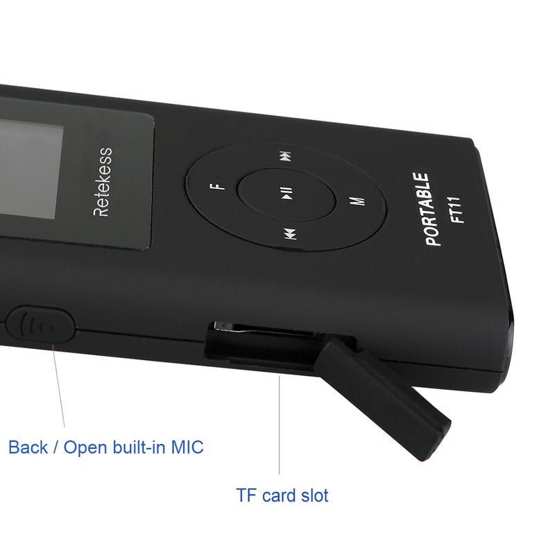 FT11 Handheld FM Transmitter V5026_P Black