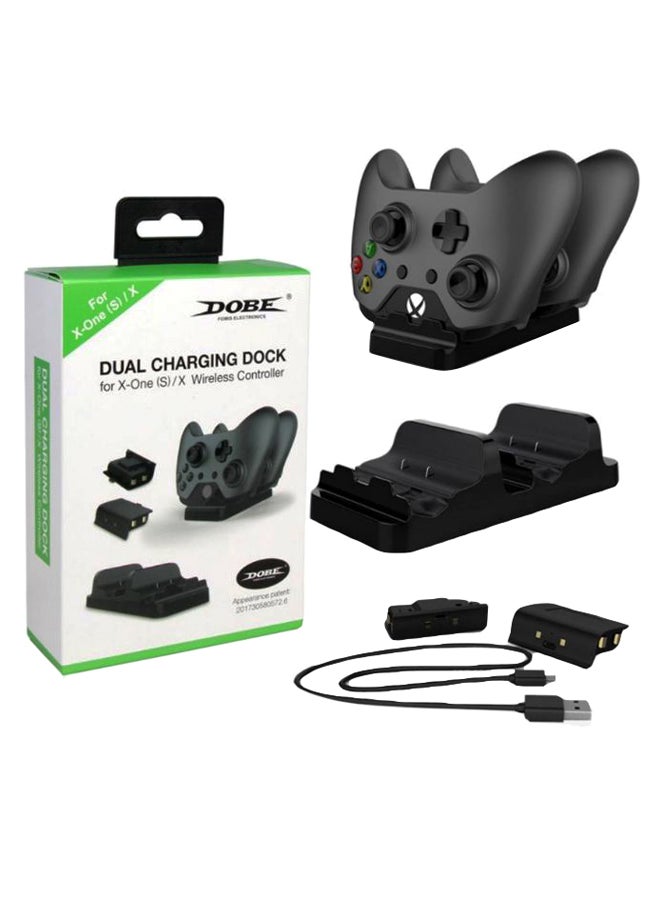 Dual Battery Wired Charging Dock Kit For Xbox One