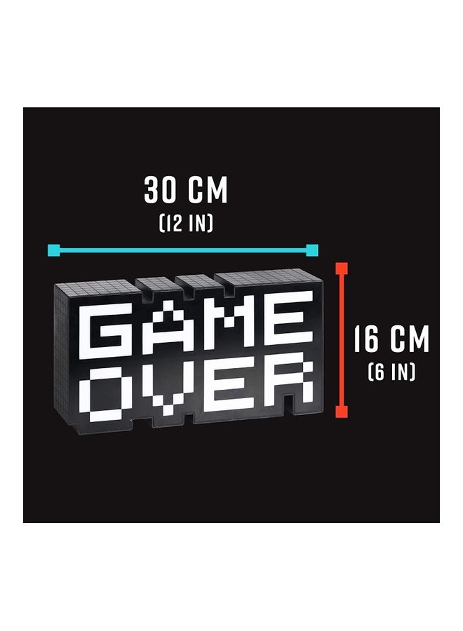 8-Bit Pixel Wireless Game Over Light