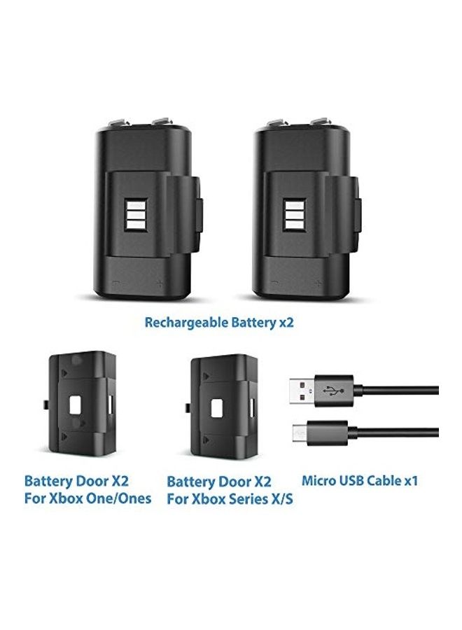 2-Pack Rechargeable Controller Wired Battery Pack