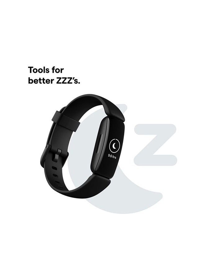 Inspire 2, Health And Fitness Tracker With Free 1-Year Fitbit Premium Trial, 24/7 Heart Rate And Upto 10 Days Battery Black