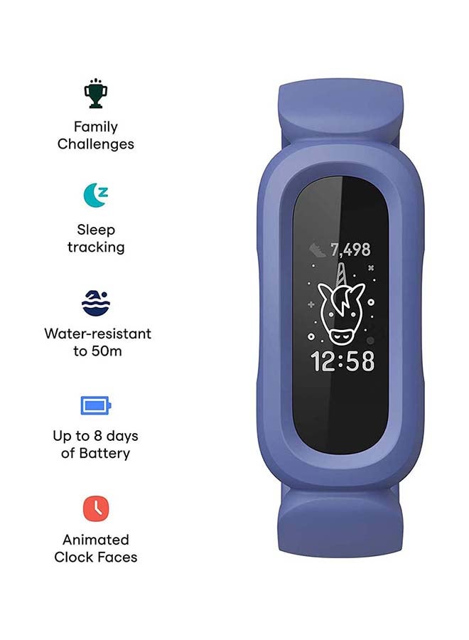 Ace 3,Tracker for Kids 6+ with Animated Clock Faces, Up to 8 days battery life & water resistant up to 50 m Cosmic Blue & Astro Green