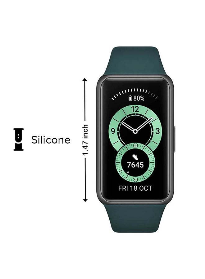 Band 6 All-Day SPO2 Monitoring Fullview Display 2 Weeks Battery Life 1.47 inch Forest Green