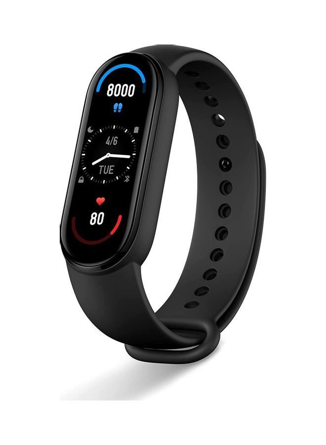 Mi Smart Band 6 Sports Bracelet- Amoled Display + Extra Silicone Strap 1.56inch Black