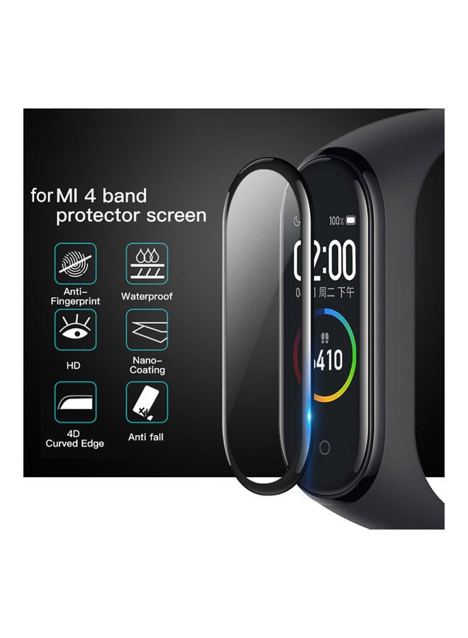 Smart Bracelet Anti-scratch Protective Film Cover for Xiaomi Band 4 Black