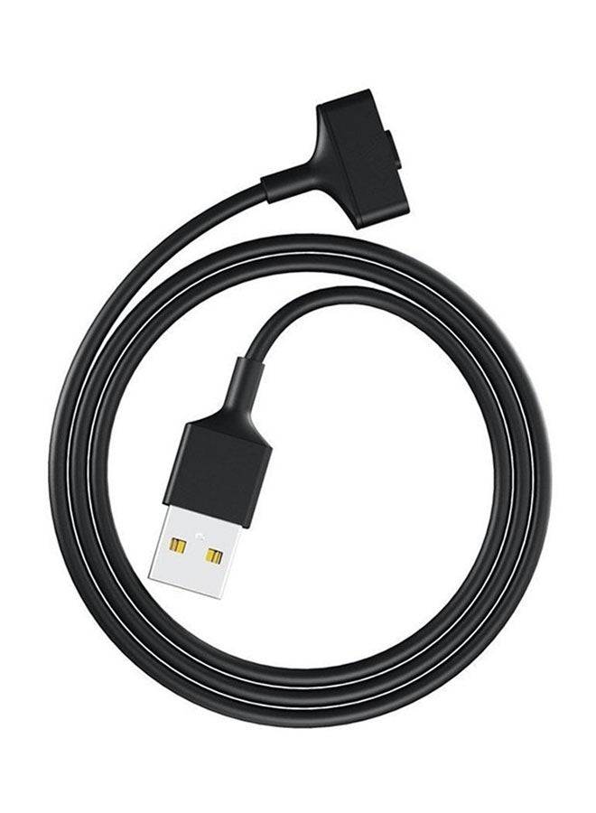 USB Charging Cable For Fitbit Ionic Smartwatch 1meter Black