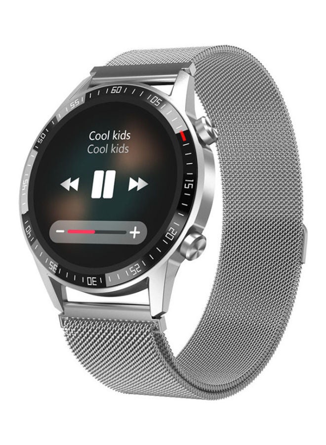 Q88 Bluetooth Smart Watch Silver