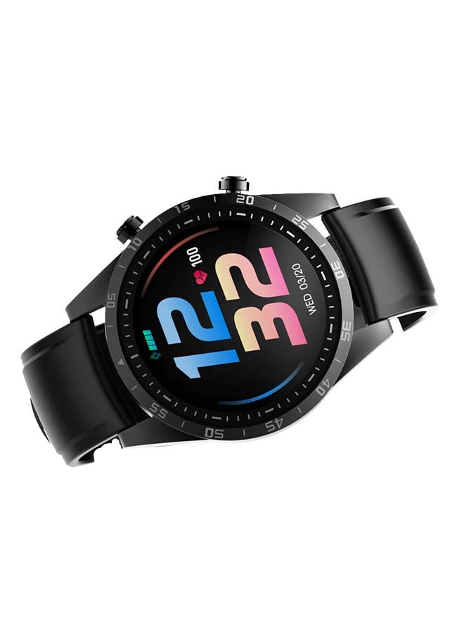 Tempo W2 Smart Watch/ 1.28-inch HD Full Touchscreen/ 75% Larger Display/ Up to 20 Days/ IP67 Waterproof/ Customized Clock Faces/ Music Controls/ Heart Rate and Activity Tracking/ 24 Training Mode/ Real-Time Notification/ Stopwatch Black
