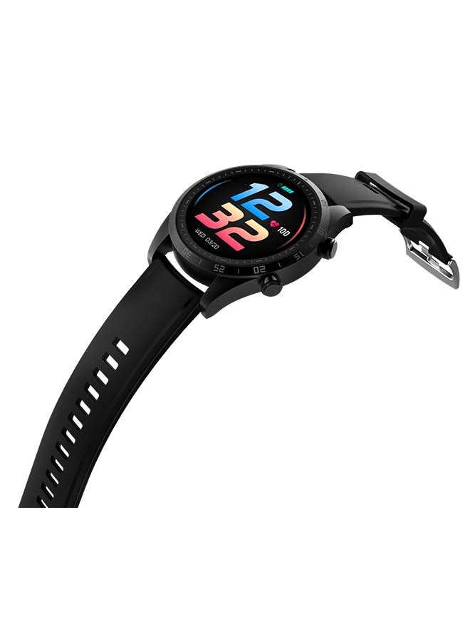 Tempo W2 Smart Watch/ 1.28-inch HD Full Touchscreen/ 75% Larger Display/ Up to 20 Days/ IP67 Waterproof/ Customized Clock Faces/ Music Controls/ Heart Rate and Activity Tracking/ 24 Training Mode/ Real-Time Notification/ Stopwatch Black