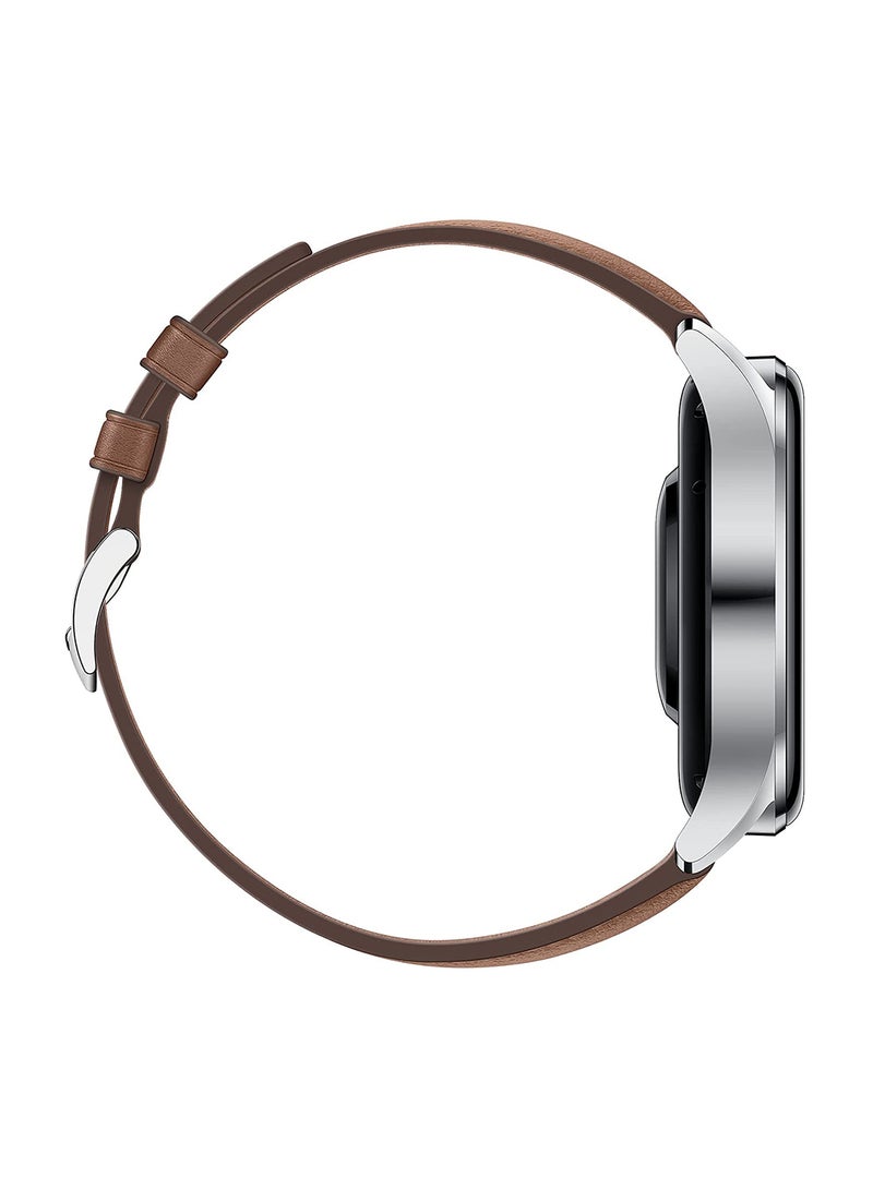 Watch 3 Classic 4G SmartWatch eSIM Cellular All-day SpO2 monitoring Stainless Steel Brown 3-Classic