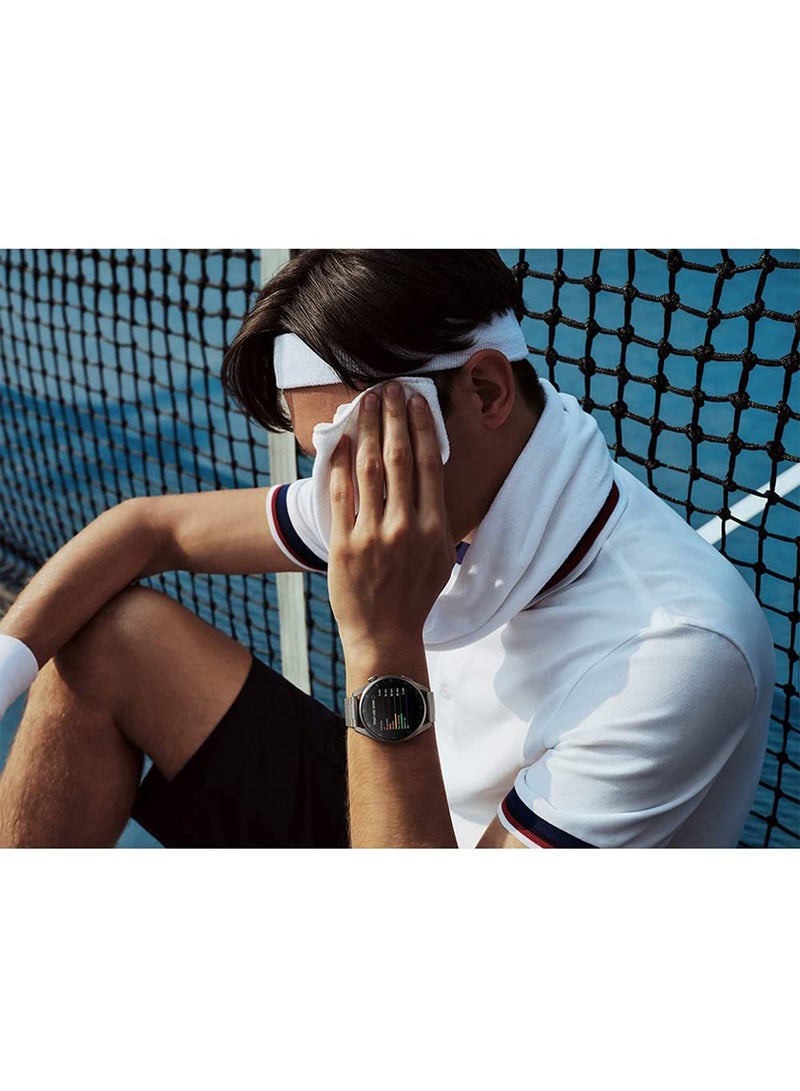 Watch 3 Classic 4G SmartWatch eSIM Cellular All-day SpO2 monitoring Stainless Steel Brown 3-Classic