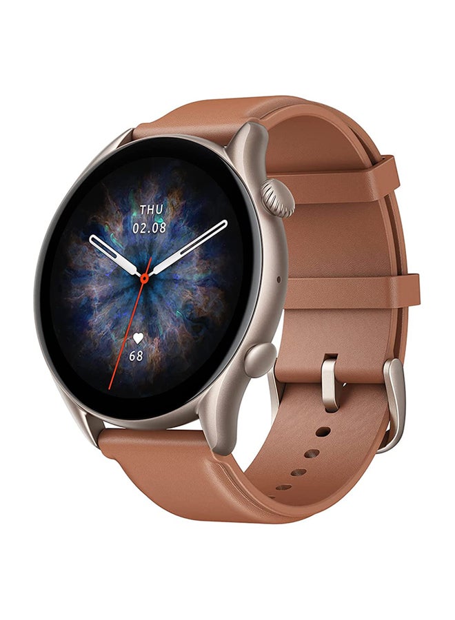 GTR 3 Pro Smart Watch And Free Scale With Alexa GPS WiFi Brown
