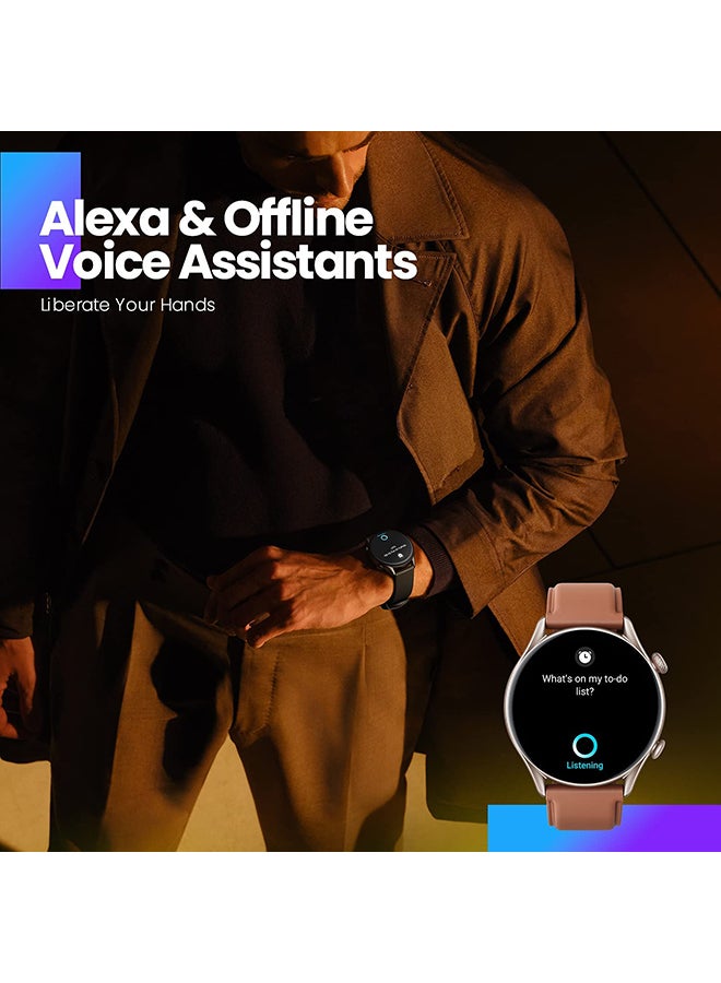 GTR 3 Pro Smart Watch And Free Scale With Alexa GPS WiFi Brown