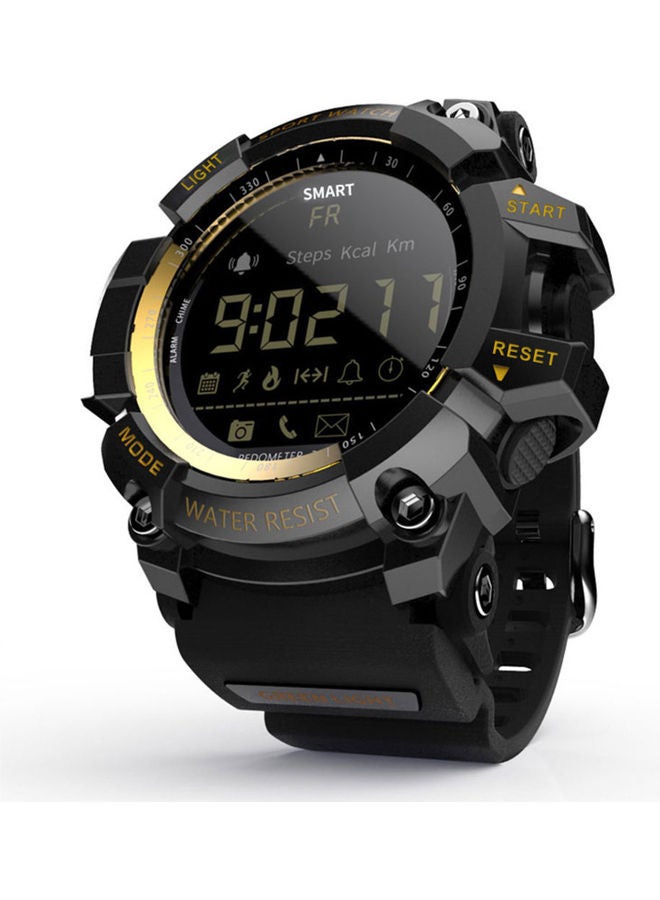 MK16 Waterproof EL Luminous Sports BT Smart Watch For Android / iOS Gold