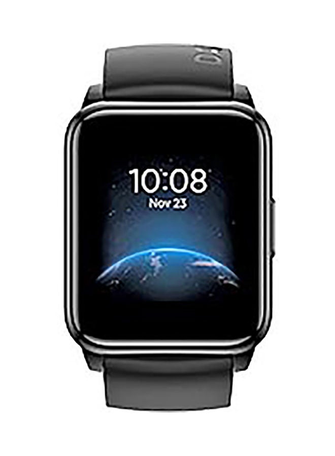 315.0 mAh Watch 2 Smart Watch for Android and iOS Phones Compatible iPhone Samsung, IP68 Smartwatch Fitness Tracker with Heart Rate Monitor, Blood Oxygen, Pedometer, Sleep Monitor, 90 Sports Modes Black
