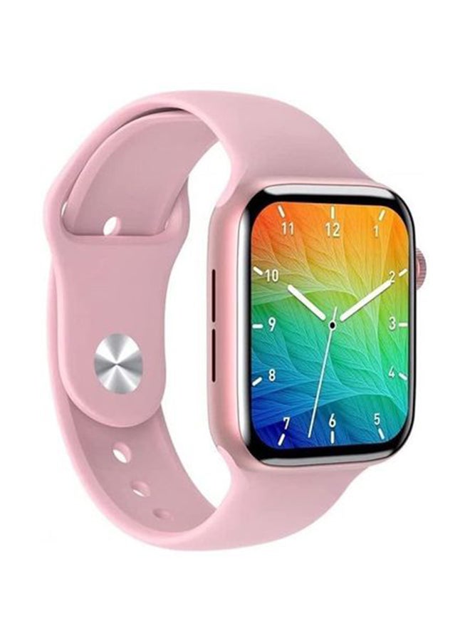 HW22 Pro Max Myk Smartwatch With Health Fitness Tracker And Wireless Charging Pink