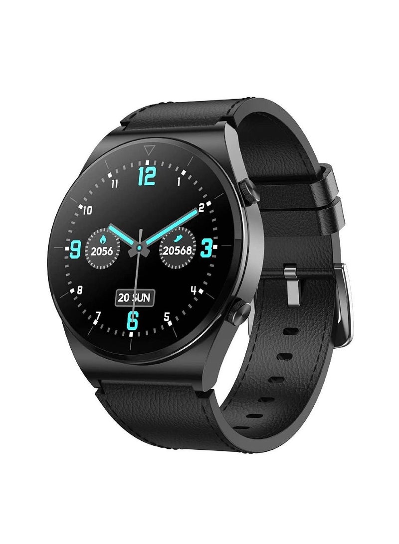 G-Tab GT3 Smart Watch with Bluetooth Calling Large Battery Heart Rate Sleep Blood Pressure and Exercise Monitoring Black