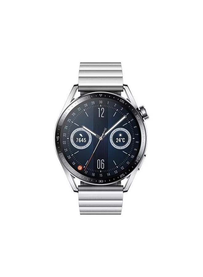Smartwatch GT 3 46mm Elite Stainless Steel Case With Steel Strap Silver