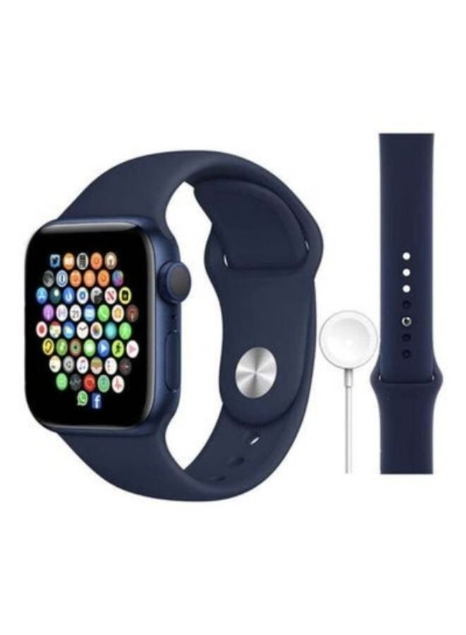 Smart Watch Hw22 With Health Fitness Tracker Series 6 Blue