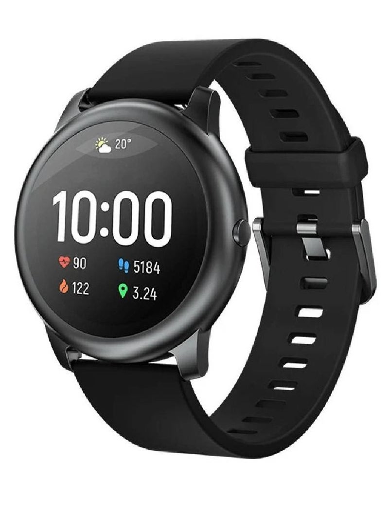 LS05 HD Screen Heart Rate Monitor 12 Sport Models IP68 Waterproof Bluetooth Calling Smartwatch Black