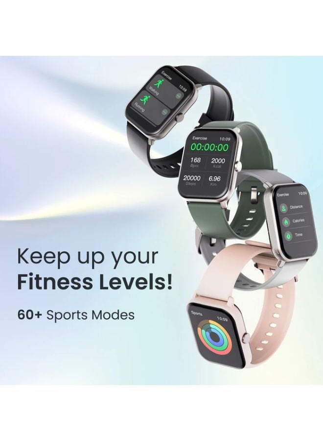 Ambrane Wise Eon 1.69 ”LucidDisplay Smartwatch Green