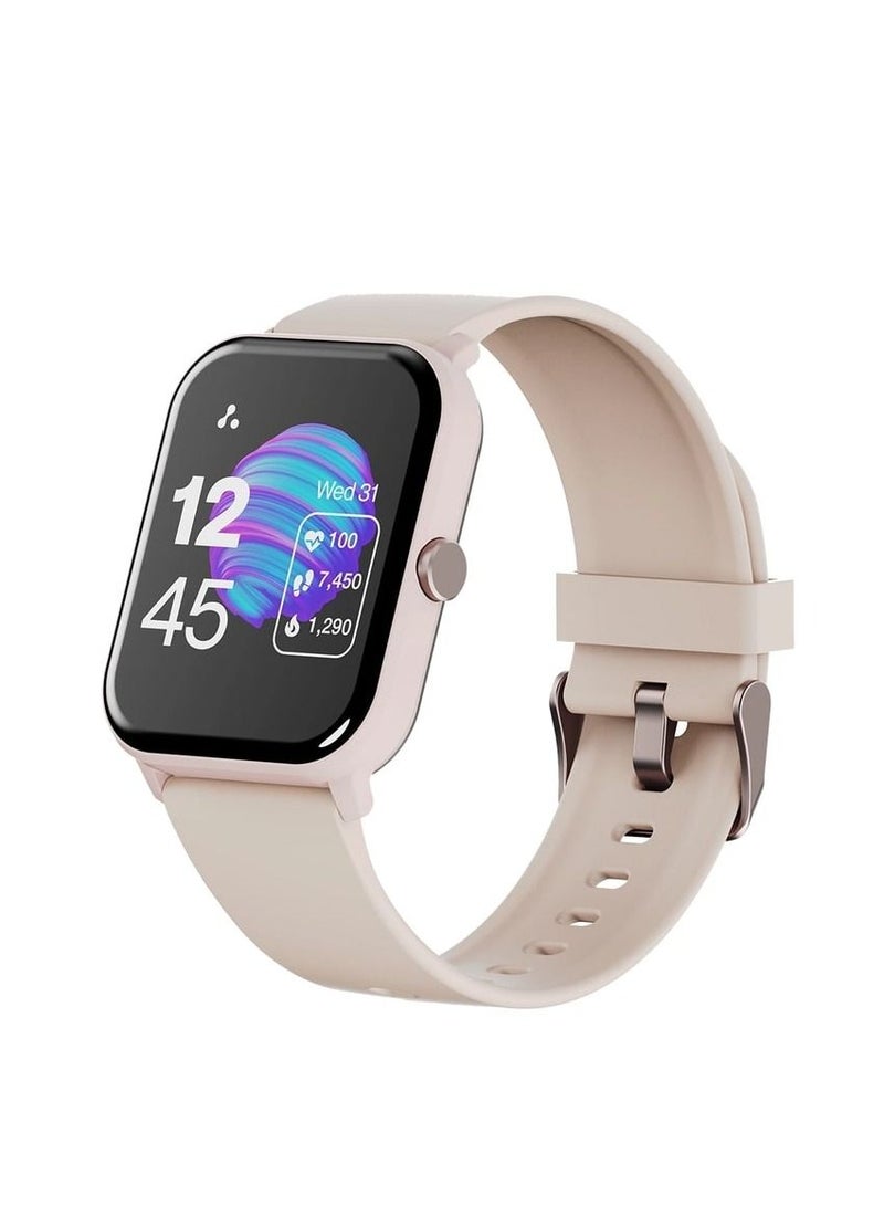 Ambrane Wise Eon 1.69 Lucid Display Smartwatch Pink