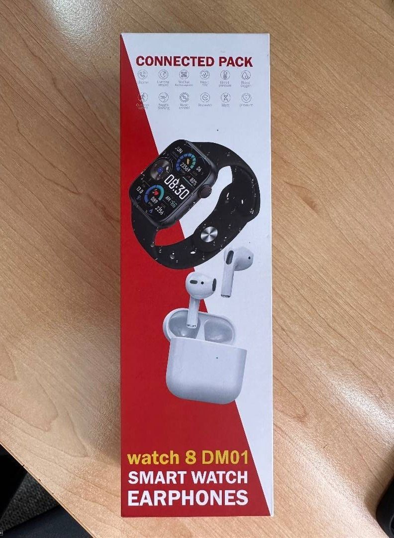 Smart Watch 8 Dm01 With Earphones