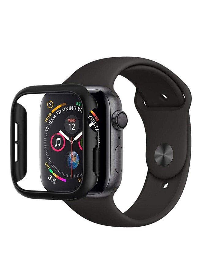 Thin Fit Protective Case Cover For Apple Watch Series 4/5 40mm Black