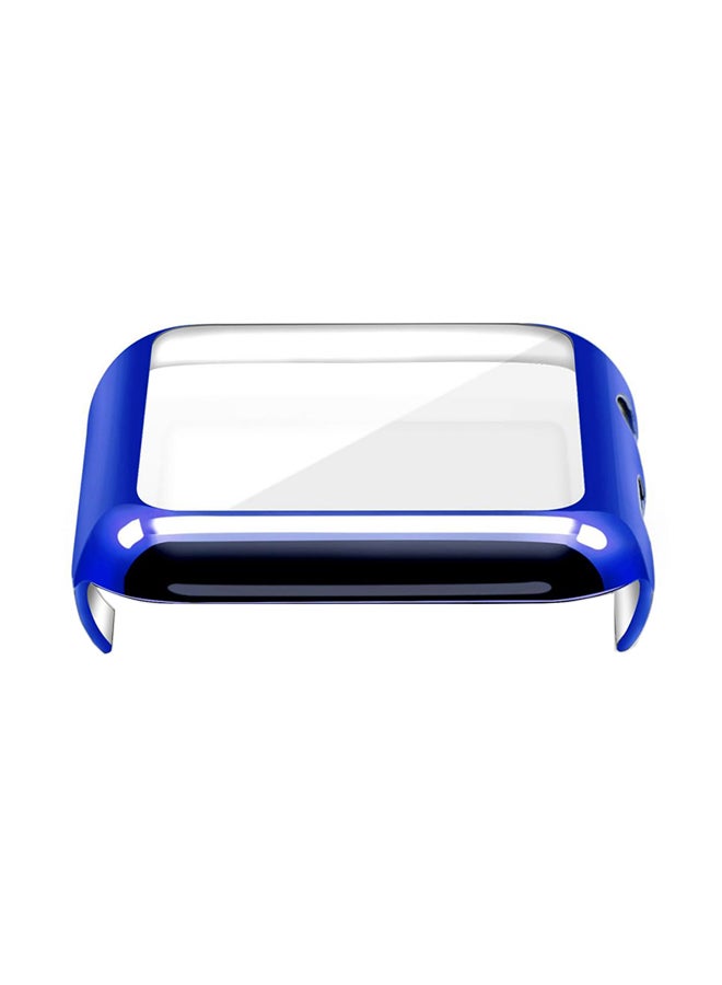Hard PC Cover Bumper For iWatch Series 3 Blue