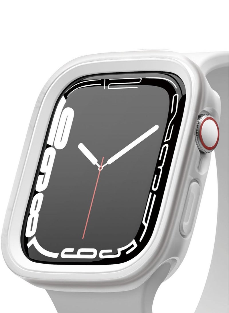 Duo for Apple Watch Series 8/7 (45mm), Series 6/SE/5/4 (44mm) Cover Case - Clear White