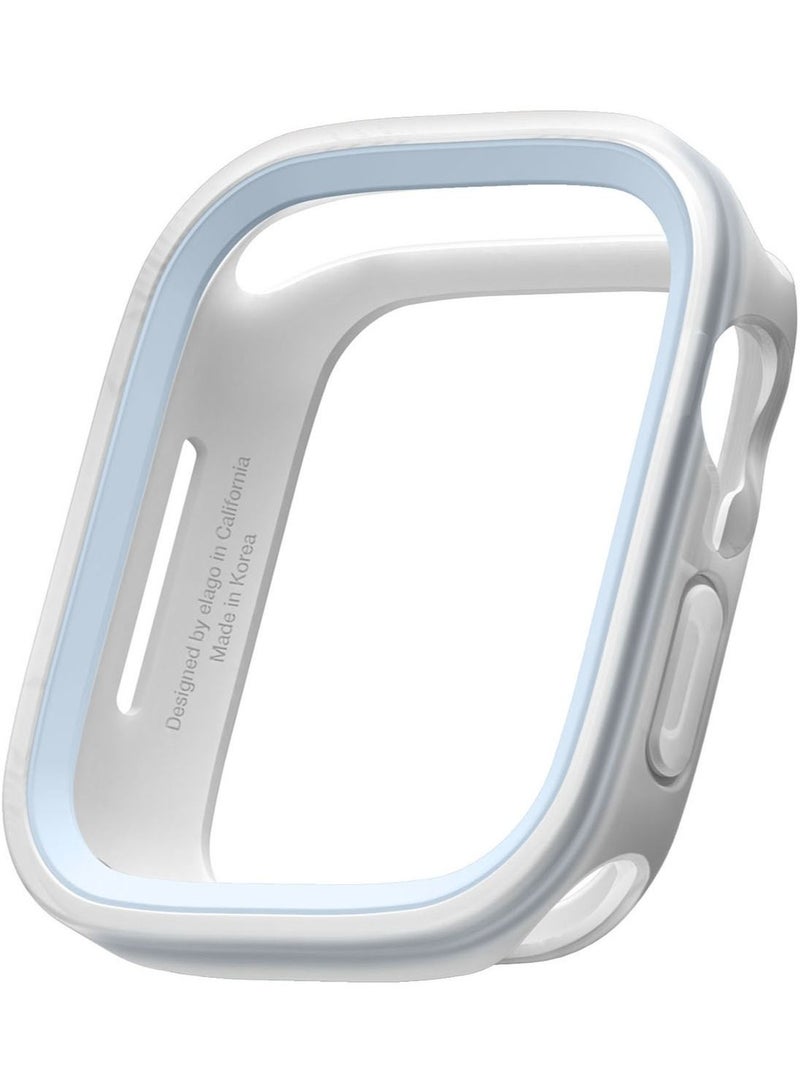 Duo for Apple Watch Series 8/7 (45mm), Series 6/SE/5/4 (44mm) Cover Case - Clear Light Blue