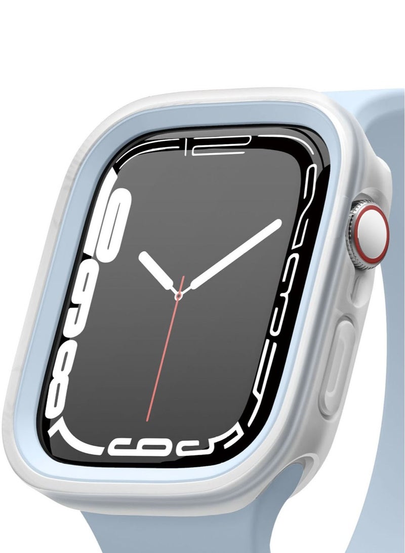 Duo for Apple Watch Series 8/7 (45mm), Series 6/SE/5/4 (44mm) Cover Case - Clear Light Blue