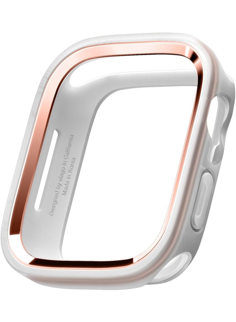 Duo for Apple Watch Series 7 (41mm), Series 6/SE/5/4 (40mm) Cover Case - Clear Rose Gold