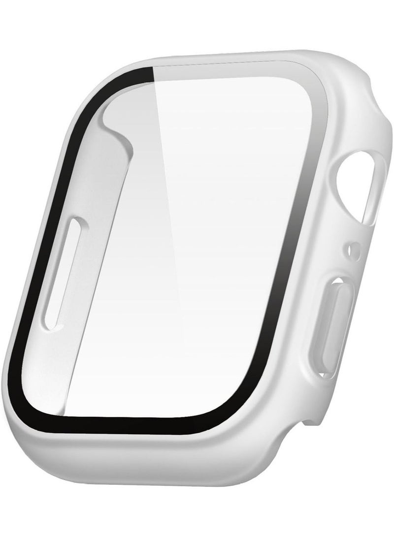 Clear Shield for Apple Watch Series 8/7 (45mm) Case Cover - Frosted Transparent