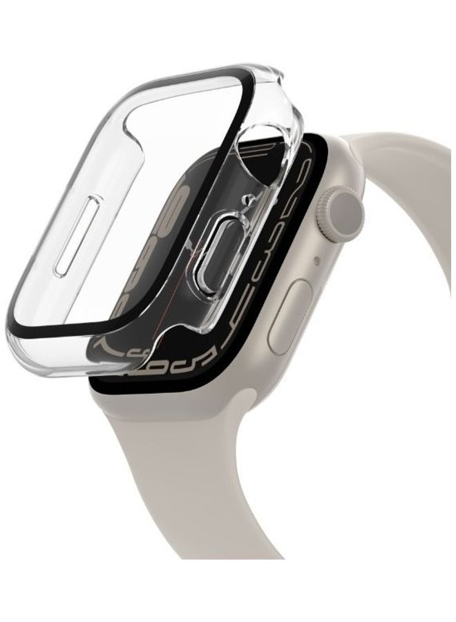 Tempered Curve 2-In-1 Built-In Screen Protector For Apple Watch  Series 7 Clear
