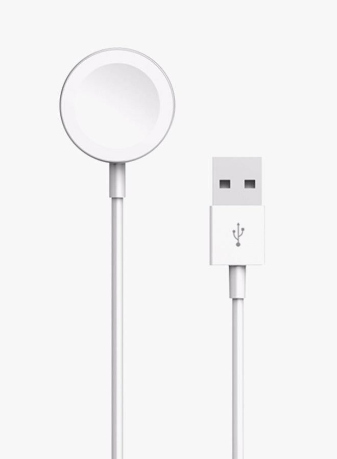 Magnetic Charging Cable For Smartwatch White