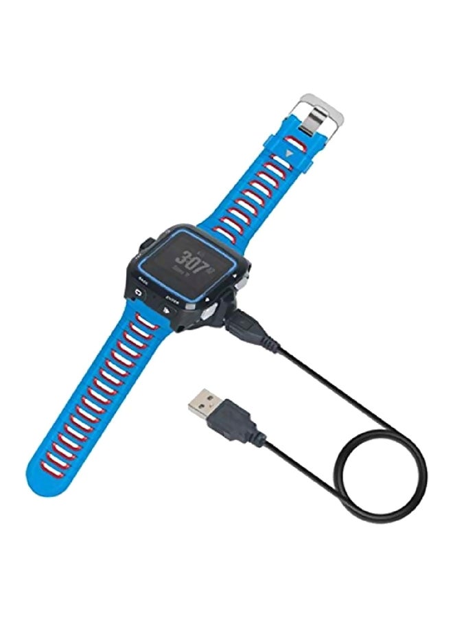 Watch Charger With USB Charging Dock Black/Silver