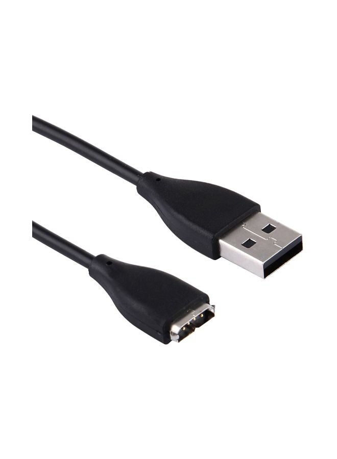 Portable USB Charging Cable For Fitbit Surge Black