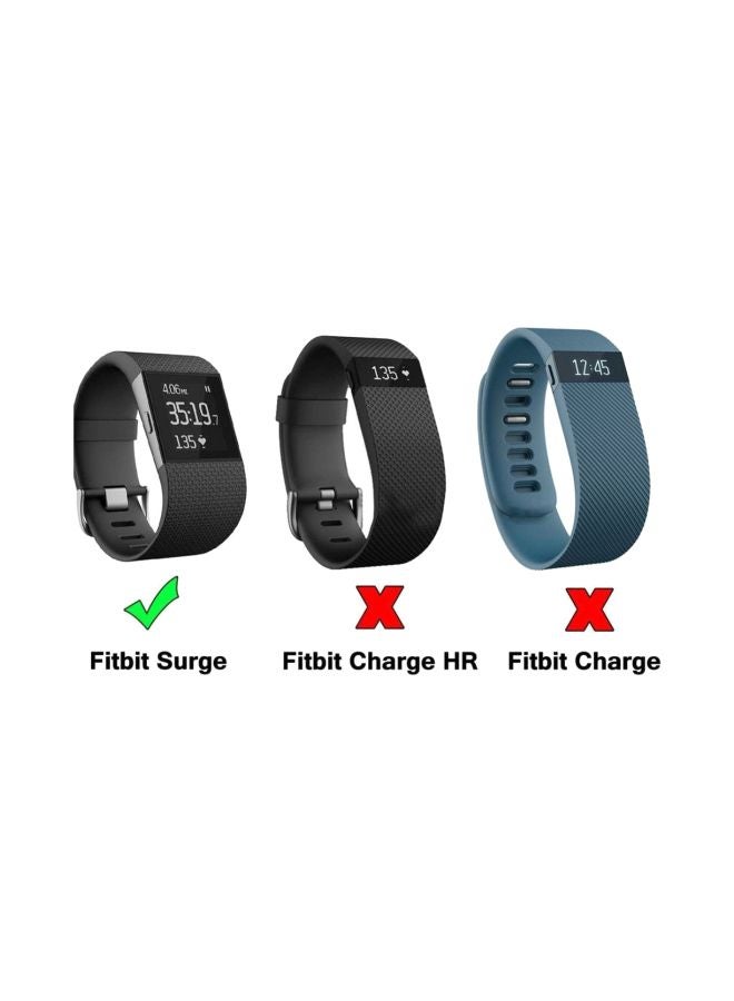 Portable USB Charging Cable For Fitbit Surge Black